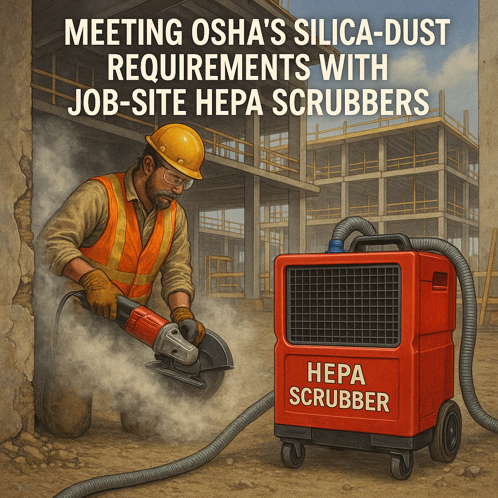 Meeting OSHA's Silica-Dust Requirements With Job-Site HEPA Scrubbers